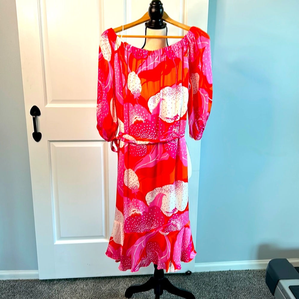 Trina Turk Strapless dress.